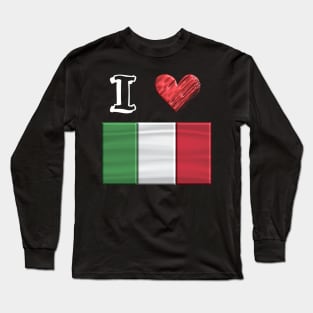 I love Italy Long Sleeve T-Shirt